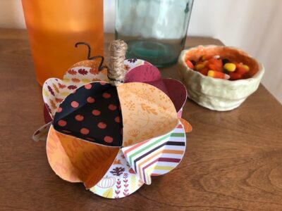 Colorful Paper Pumpkin